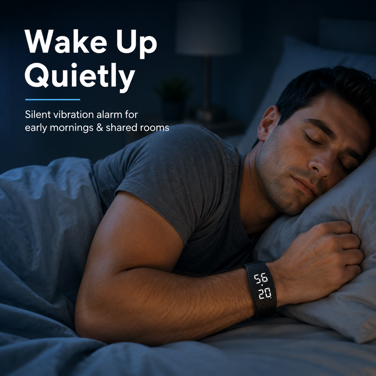 WakeBand™ Silent Alarm Watch